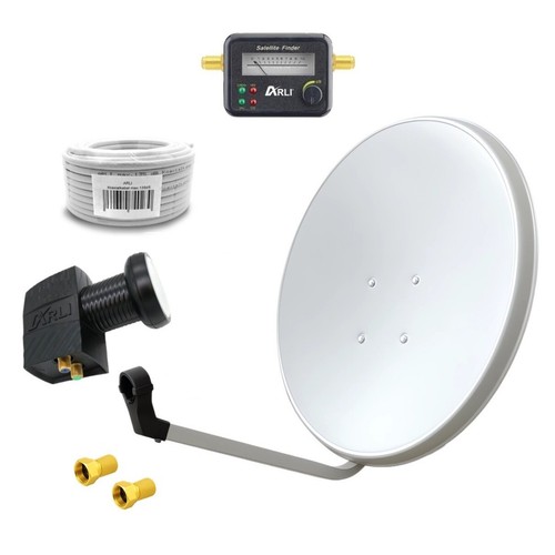 60cm sat antenne anlage twin - antenne,